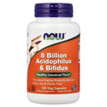 NOW Foods 8 Billion Acidophilus & Bifidus, 120 Veg Capsules (68 mg per Capsule)