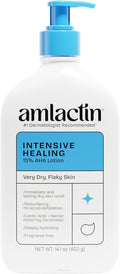 AmLactin Rapid Relief Restoring Lotion with Ceramides, 400 g (14.1 oz) Pump Bottle