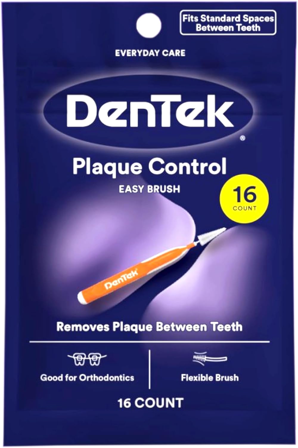 DenTek Easy Brush Interdental Cleaners, 16 Count, Pack of 2 - view 6