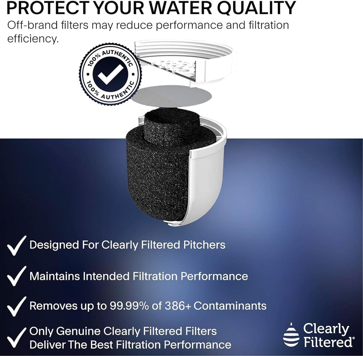 Clearly Filtered Replacement Pitcher Filter, Single - view 6