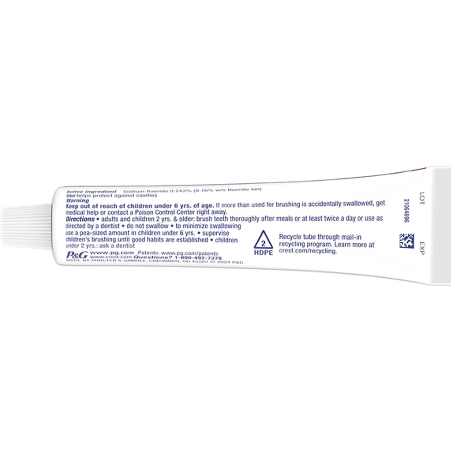 Crest Baking Soda & Peroxide Whitening Toothpaste with Tartar Protection, Fresh Mint 4.2 oz (119) - Pack of 2 - USA in UK