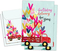 Tree-Free Greetings Special Delivery Birthday Cards, Pack of 2
