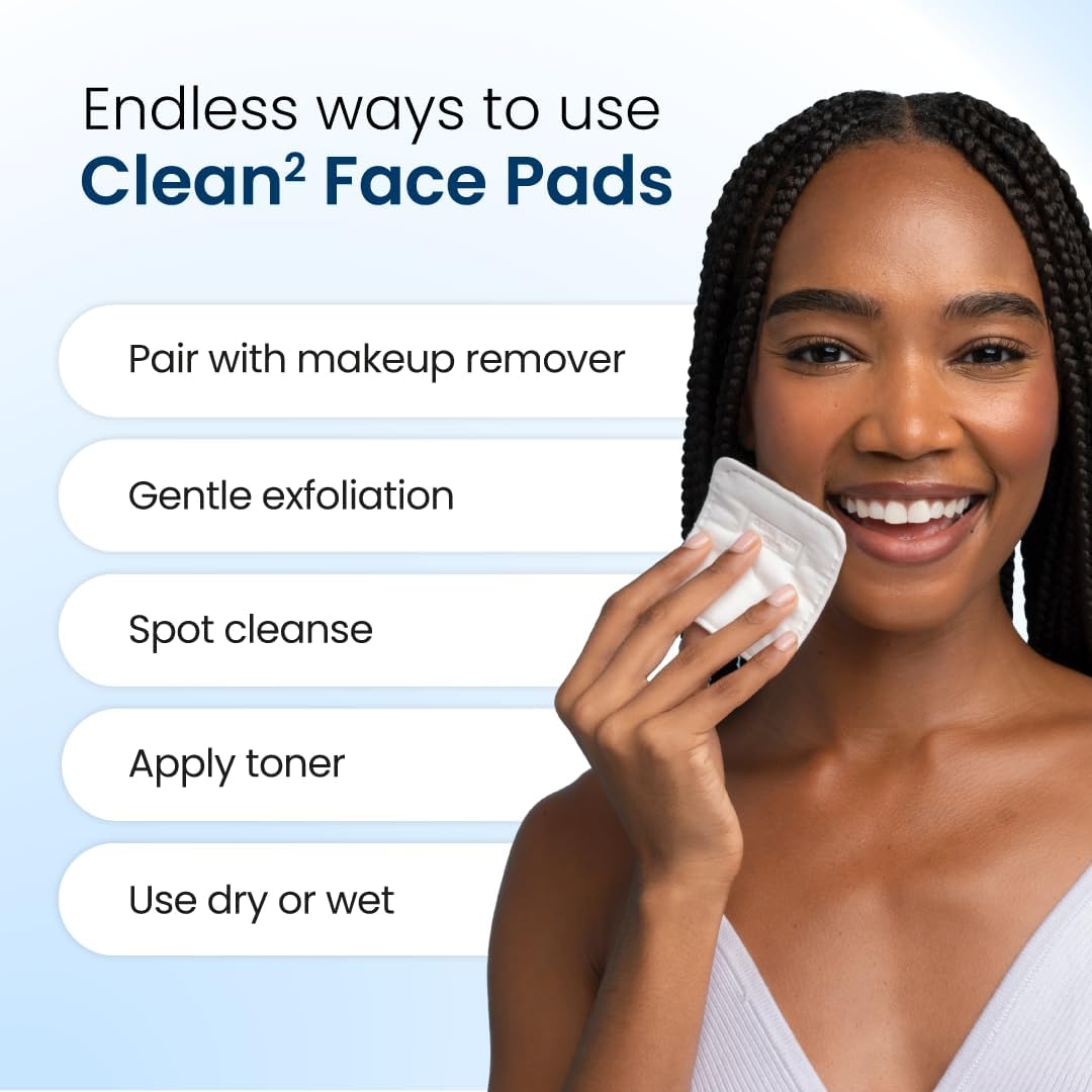 Clean Skin Club Clean² Pads 2.0 Extra Large Triple-Layer Face Pads - view 6