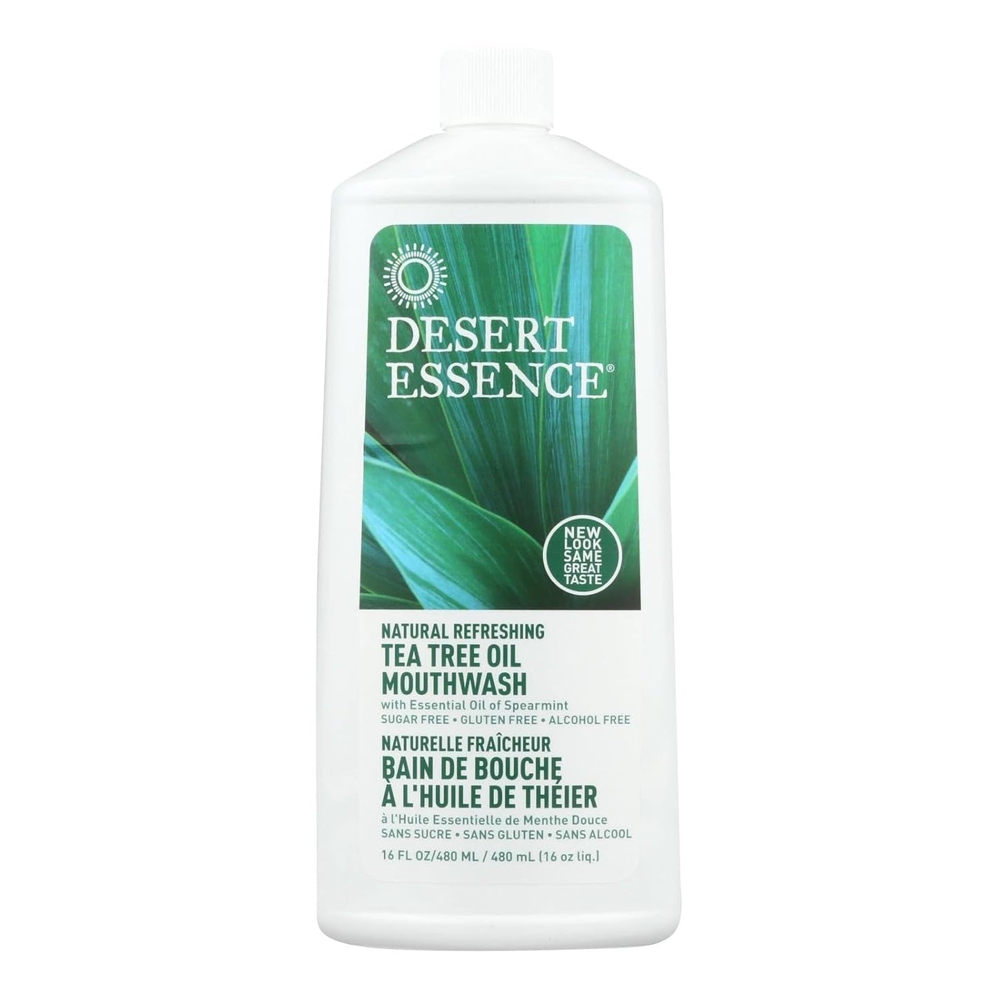 Desert Essence Tea Tree Oil Mouthwash 16 Fl Oz