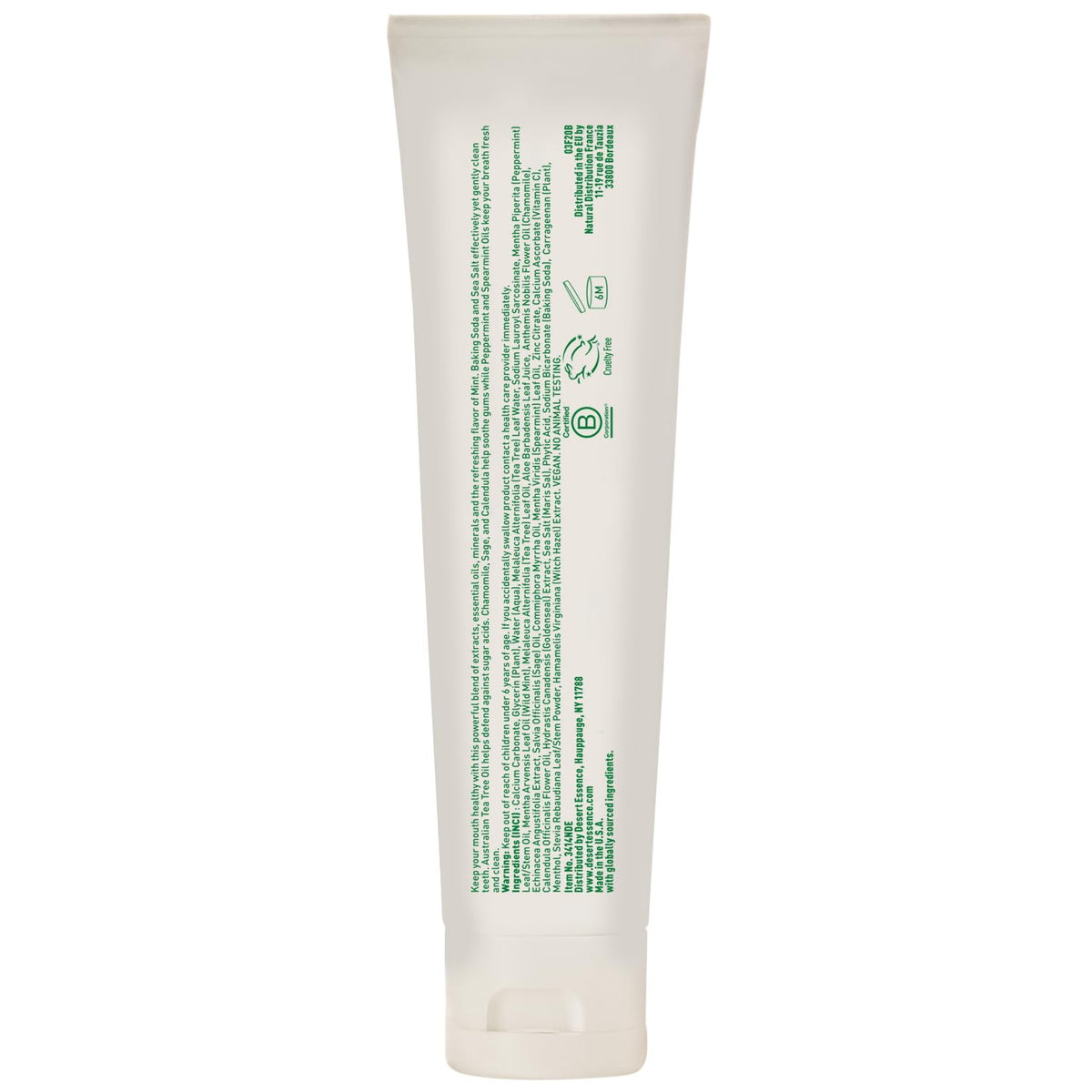 Desert Essence Ultra Care Mega Mint Toothpaste, 6.25 oz - view 6