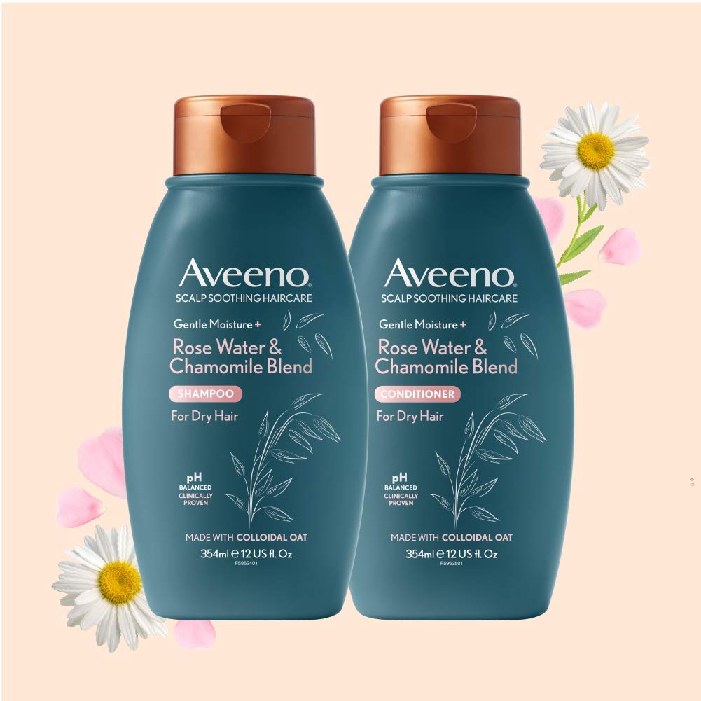 Aveeno Itchy Scalp Shampoo with Rose Water & Chamomile, 354 ml - view 6