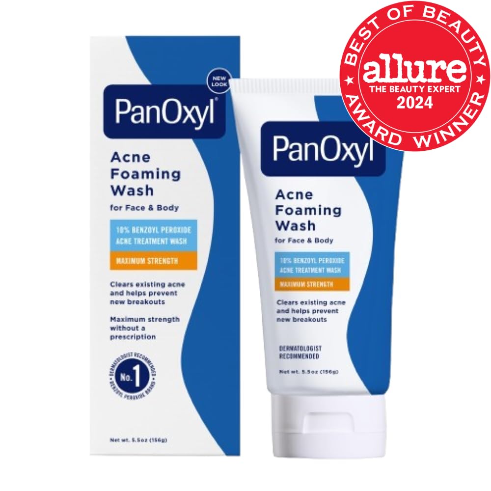 PanOxyl Acne Foaming Wash 10% Benzoyl Peroxide 5.5 oz