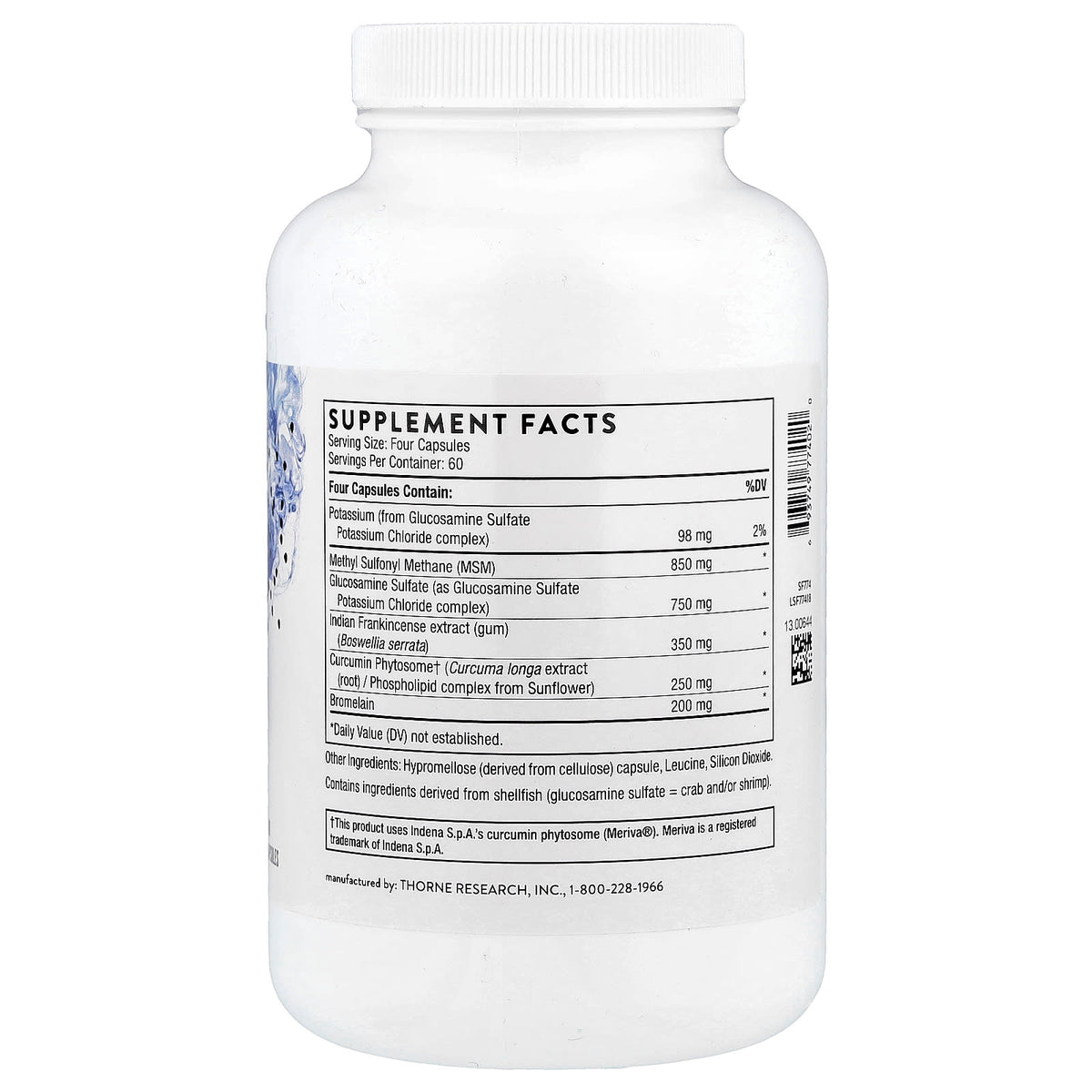 Thorne Joint Support Nutrients, 240 Capsules - view 2
