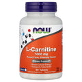 NOW Foods L-Carnitine 1,000 mg, 50 Tablets