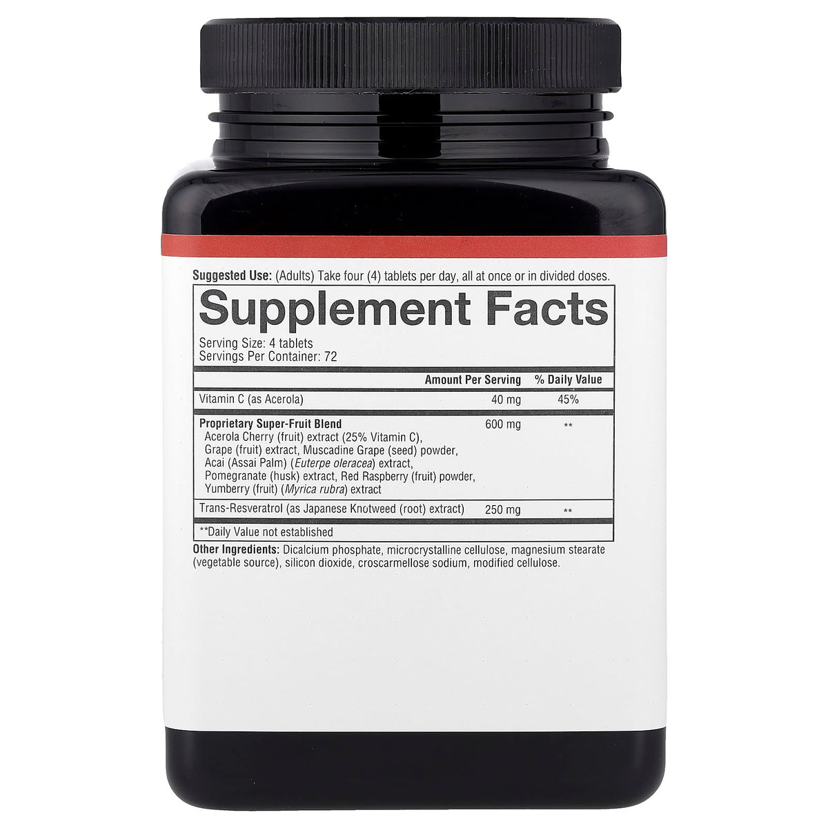 Youtheory Resveratrol, 290 Tablets - view 2