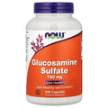NOW Foods Glucosamine Sulfate, 240 Capsules (750 mg per Capsule)