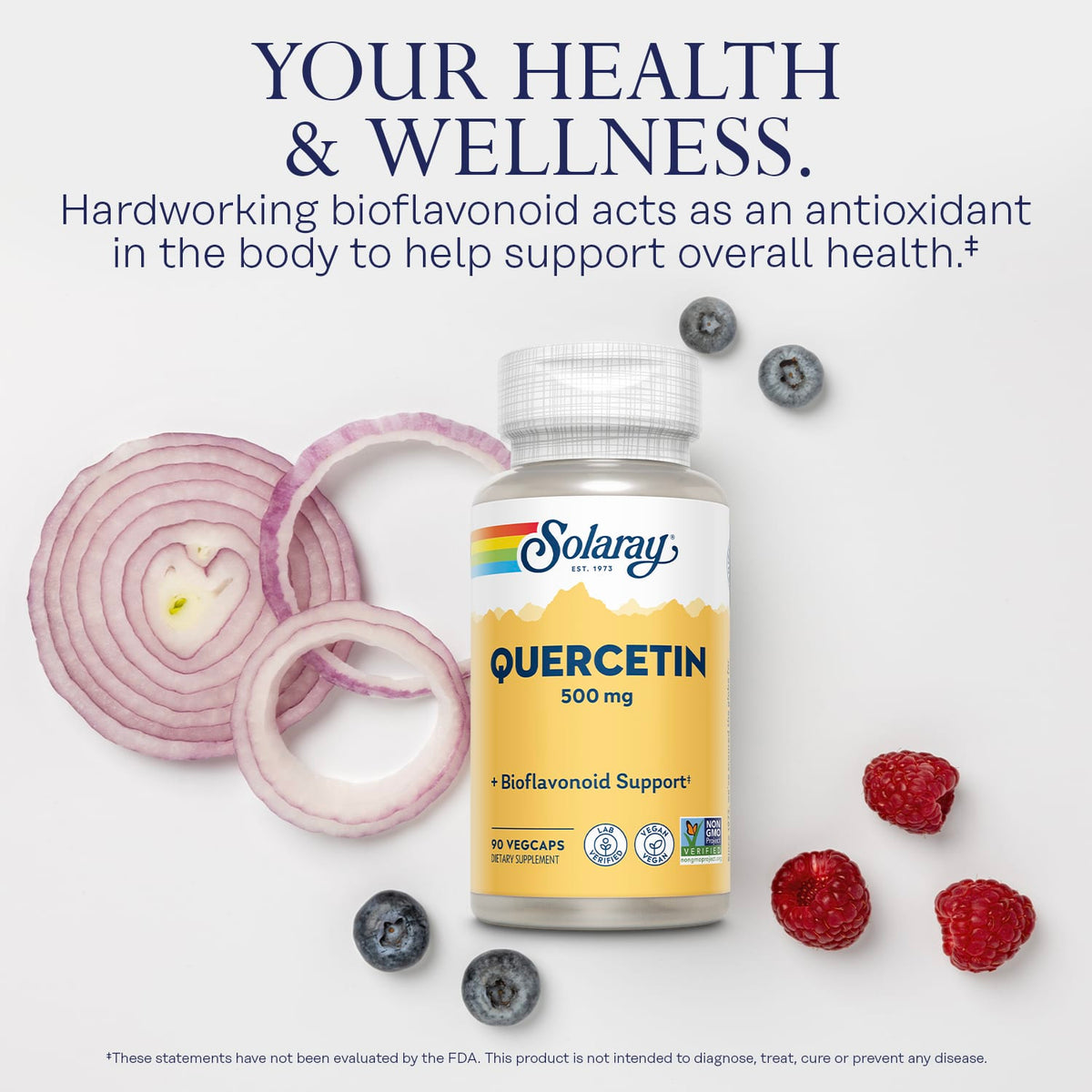 Solaray Quercetin 500 mg 90 VegCaps - view 3
