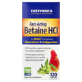 Enzymedica Fast-Acting Betaine HCl, 120 Capsules