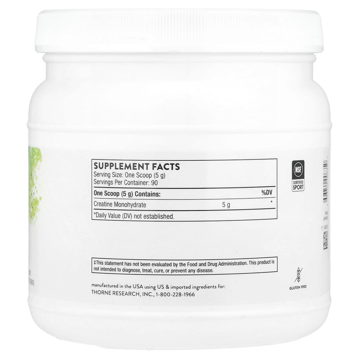 Thorne Creatine, 450 g (16 oz) - view 2