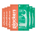 Plackers Micro Mint Floss Picks, 90 Count, Pack of 6