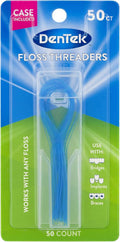 DenTek Floss Threaders for Braces, Bridges & Implants, 50 Count