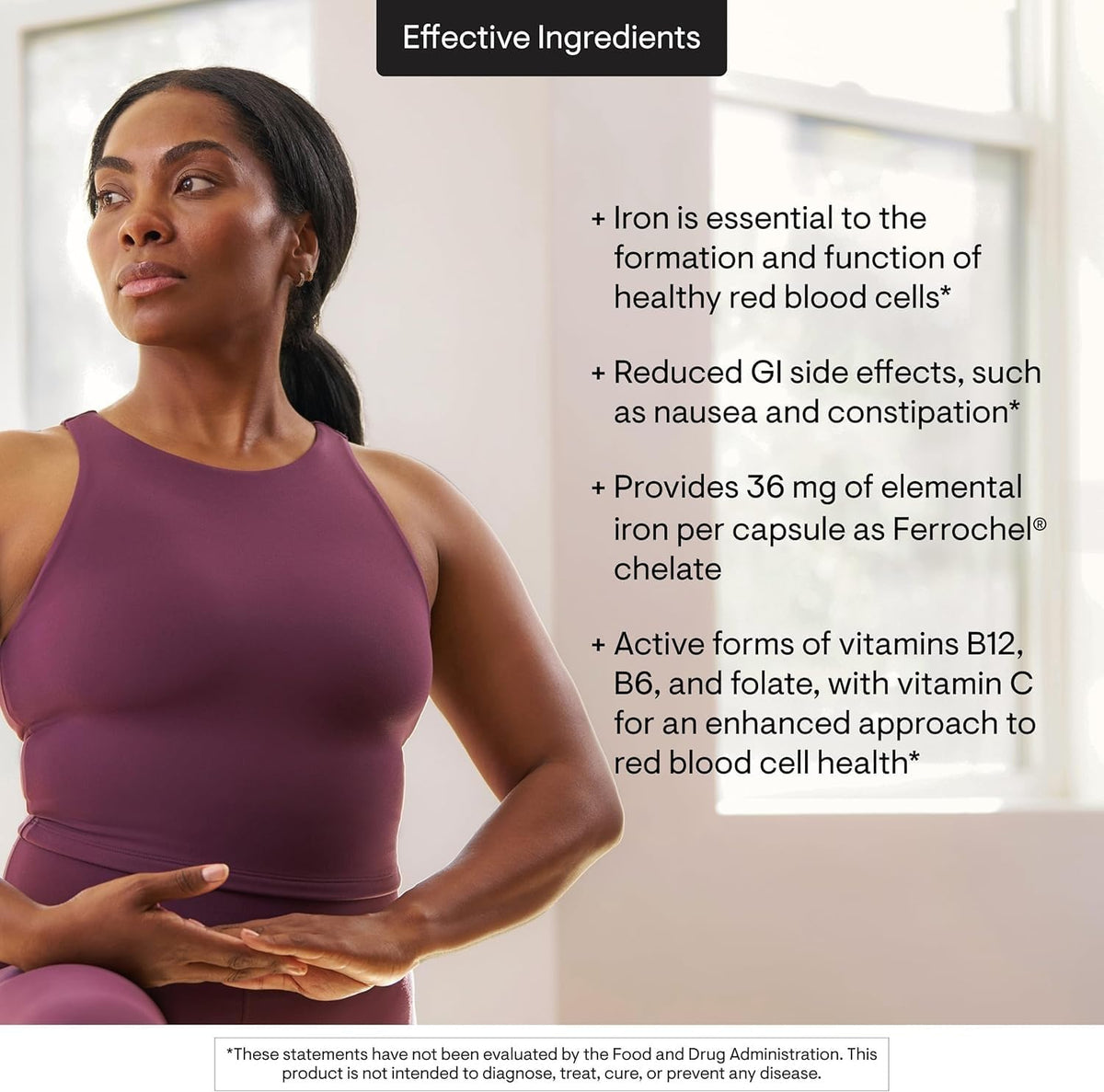 Thorne Advanced Iron Complex, Chelated Iron Supplement, 60 Capsules - view 6