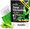Nuubu Herbal Foot Pads with Bamboo Vinegar and Tourmaline, 30 Pads