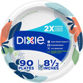 Dixie Paper Plates 8.5 Inch, 90 Count