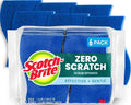 Scotch-Brite Zero Scratch Scrub Sponges, Pack of 6