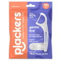 Plackers Gentle Line Floss Picks, Fresh Mint, 150 Count