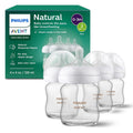 Philips Avent Natural Glass Baby Bottles, Slow Flow, 120 ml (4 oz), Pack of 4