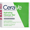 CeraVe Hydrating Cleanser Bar, Soap-Free Face & Body Cleanser, Pack of 2