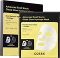 COSRX Advanced Snail Mucin Glass Glow Hydrogel Face Masks, Pack of 3