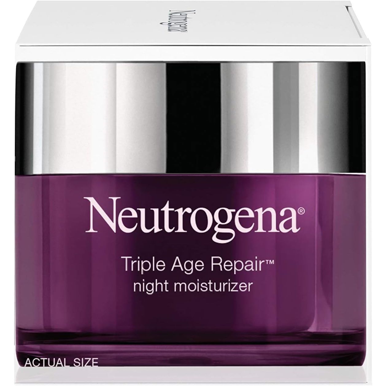 Neutrogena Triple Age Repair Night Cream, Vitamin C, Wrinkle & Dark Spot Remover, Firming Face & Neck, Glycerin & Shea Butter, 1.7 oz