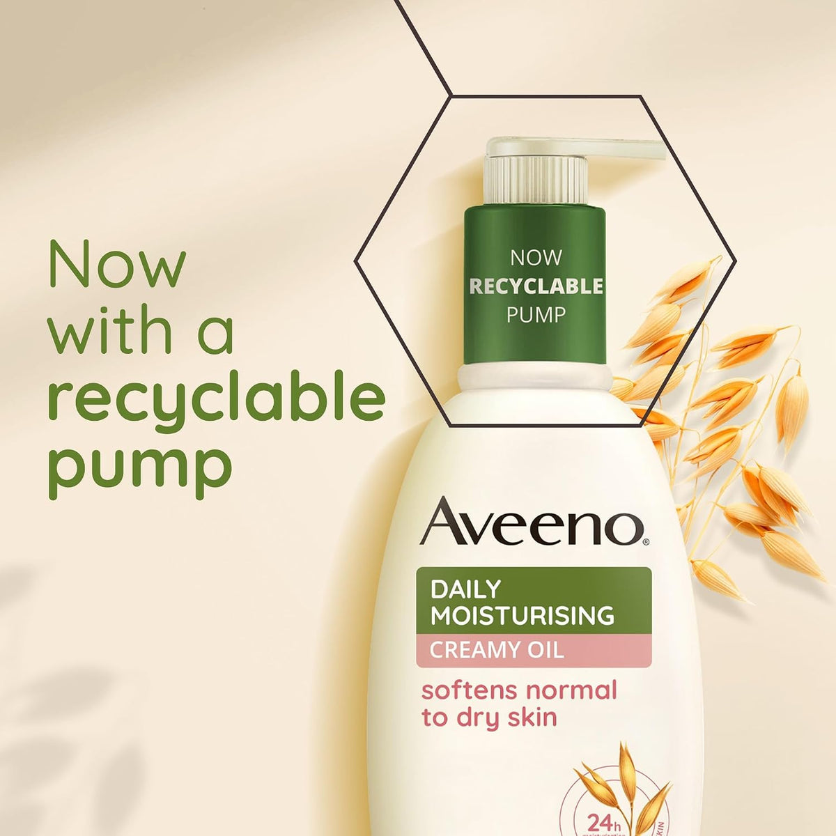 Aveeno Moisturising Creamy Oil, 300 ml - view 5