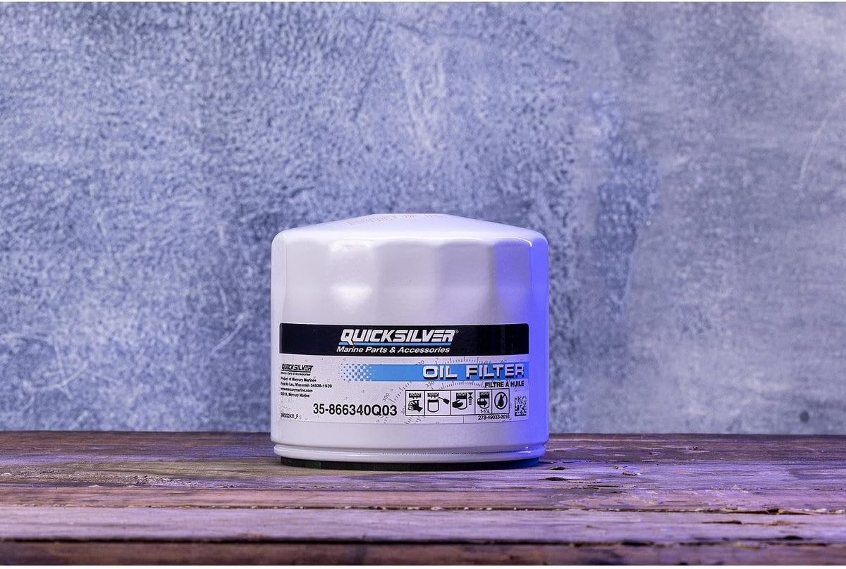 Quicksilver 866340Q03 Spin-On Oil Filter for MerCruiser Engines - view 6