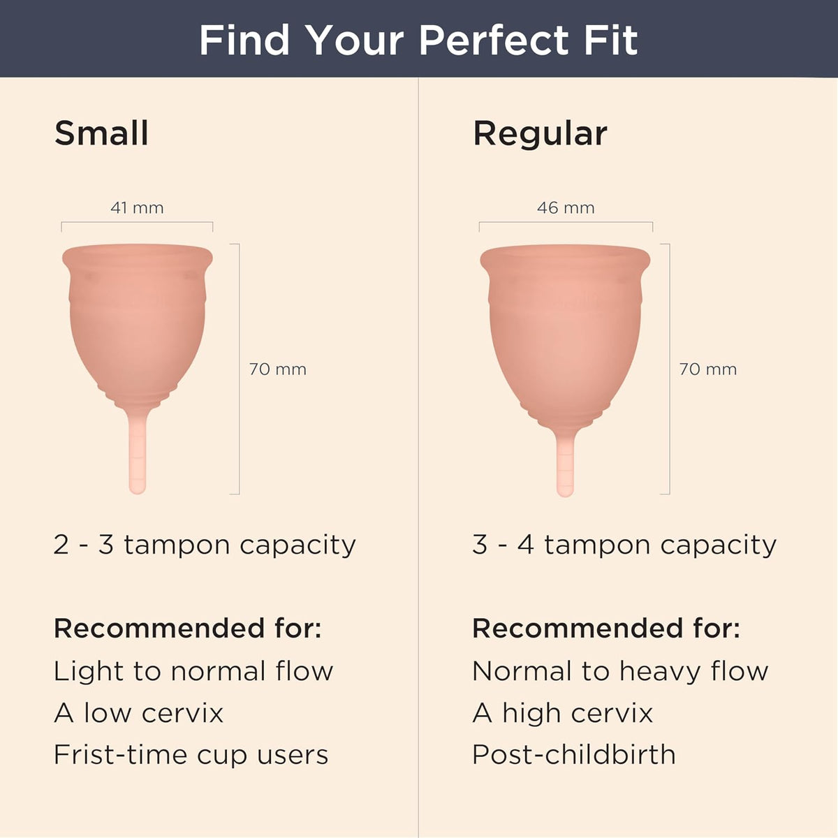 Saalt Soft Menstrual Cup, Small, Desert Blush - view 6