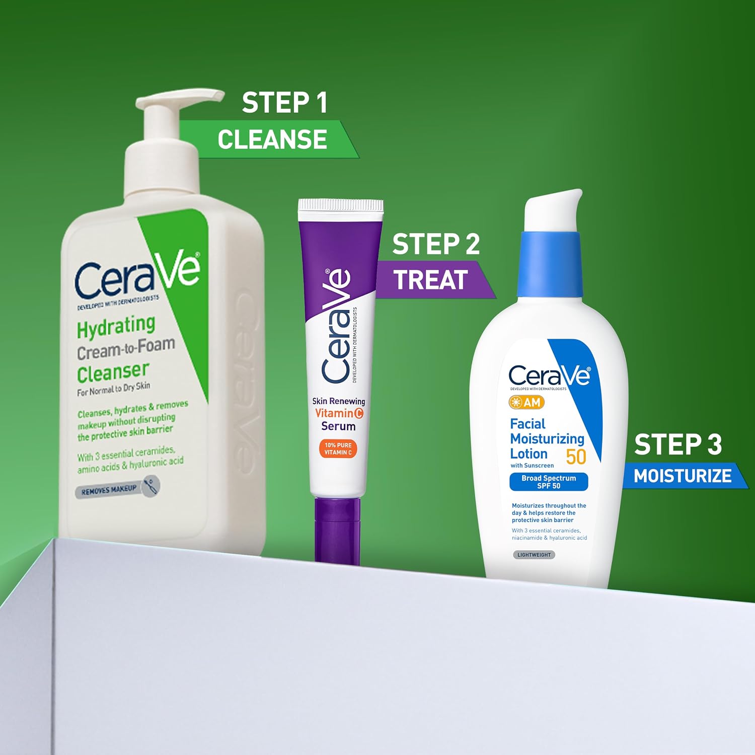 CeraVe Hydrating Cream-to-Foam Cleanser 8 oz - view 6