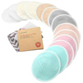 KeaBabies Washable Nursing Pads, Large 12.7 cm (5 Inch), Pastel Touch, Pack of 14