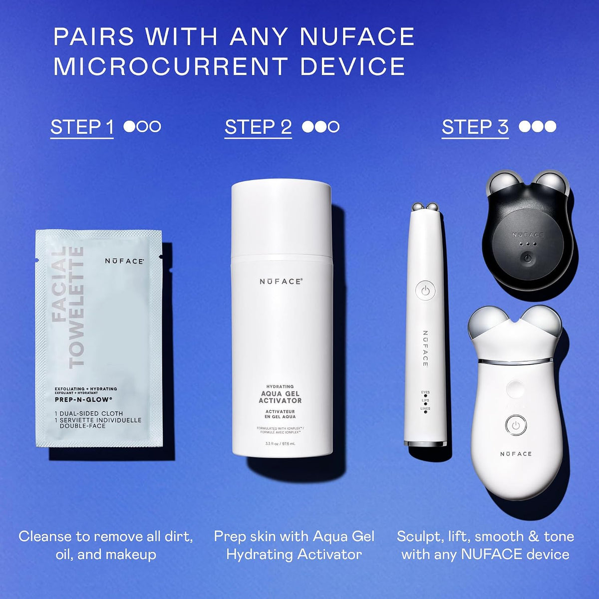 NuFACE Aqua Gel Activator Microcurrent Conductive Gel, 1.69 oz - view 6