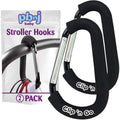 PBnJ Baby Pushchair Hooks, Large Carabiner Clip, Pack of 2