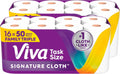 Viva Signature Cloth Paper Towels, 16 Family Triple Rolls