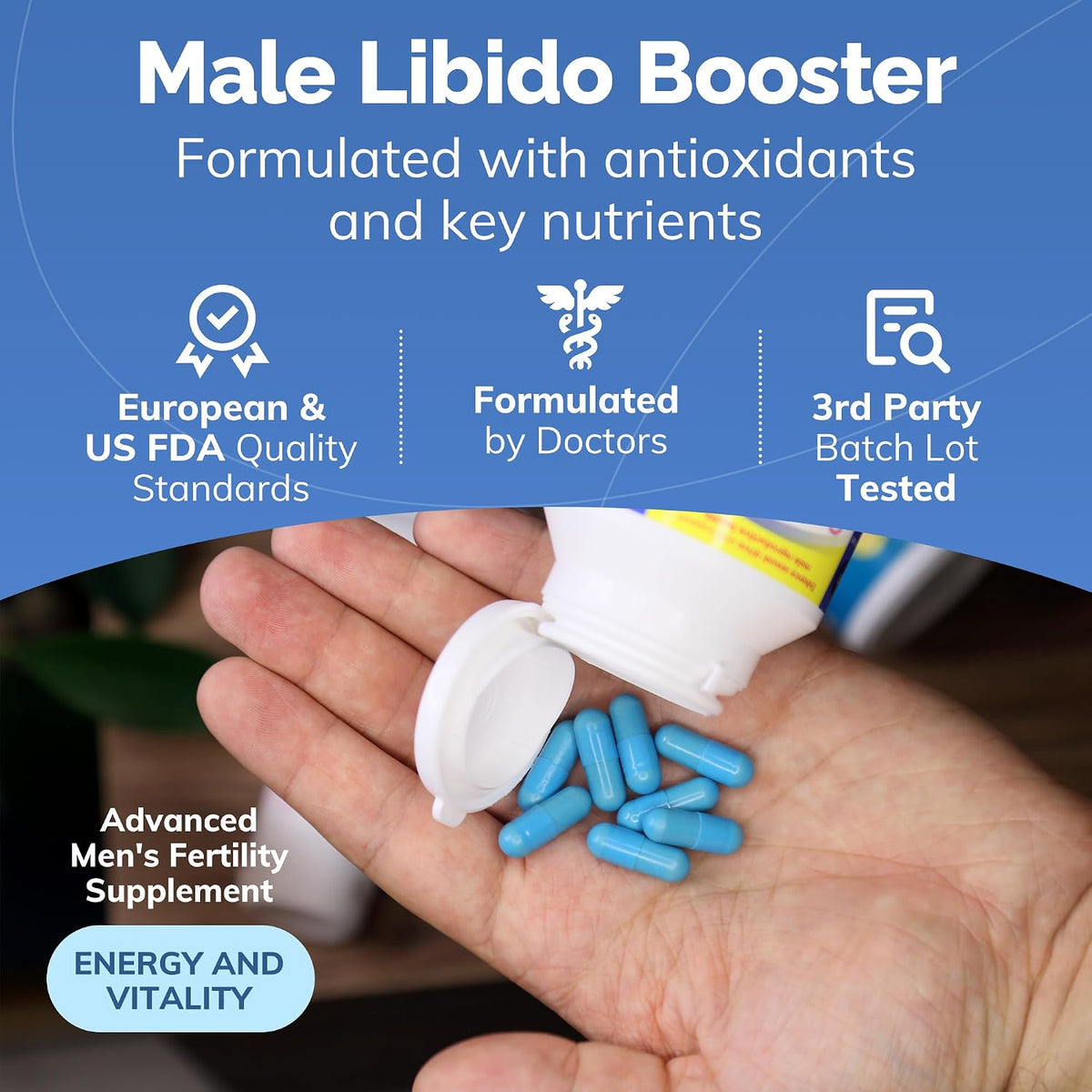 Conceive Plus Male Fertility Supplement 60 Capsules - view 6