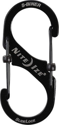 Nite Ize S-Biner SlideLock Dual Locking Carabiner, Size 3, Stainless Steel