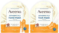 Aveeno Repairing CICA Foot Mask & Hand Mask with Prebiotic Oat & Shea Butter