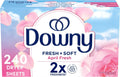 Downy April Fresh Tumble Dryer Sheets, 240 Count