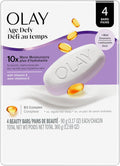 Olay Age Defying Moisturising Body Bar 90 g (3.17 oz), Pack of 4