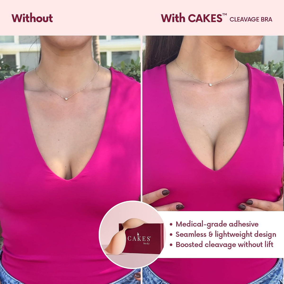 CAKES Body Cleavage Bra V2, Honey, Size M - view 6