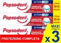 Pepsodent Complete Protection Toothpaste, 125 ml (4.2 fl oz), Pack of 3