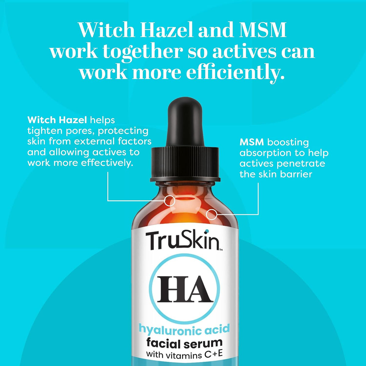 TruSkin Hyaluronic Acid Face Serum, 60 ml (2 fl oz) - view 6