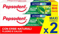 Pepsodent Active Fresh Toothpaste with Green Tea 125 ml (4.2 fl oz), Pack of 2