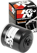 K&N KN-303 Motorcycle Oil Filter, Black - Wrench Off Nut