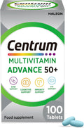 Centrum Advance 50 Plus Multivitamin Tablets, 100 Count