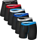 Hanes Men's Stretch Cotton Boxer Briefs, 6 Pack