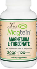 Double Wood Magtein Magnesium L-Threonate 2000 mg, 120 Capsules